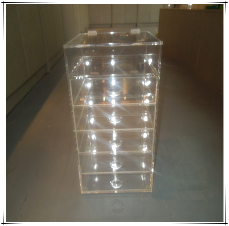 東莞亞克力廠家 亞克力展示架 化妝品展示架  抽拉式展示架