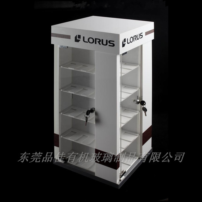 透明有機玻璃展示柜 四面型亞克力